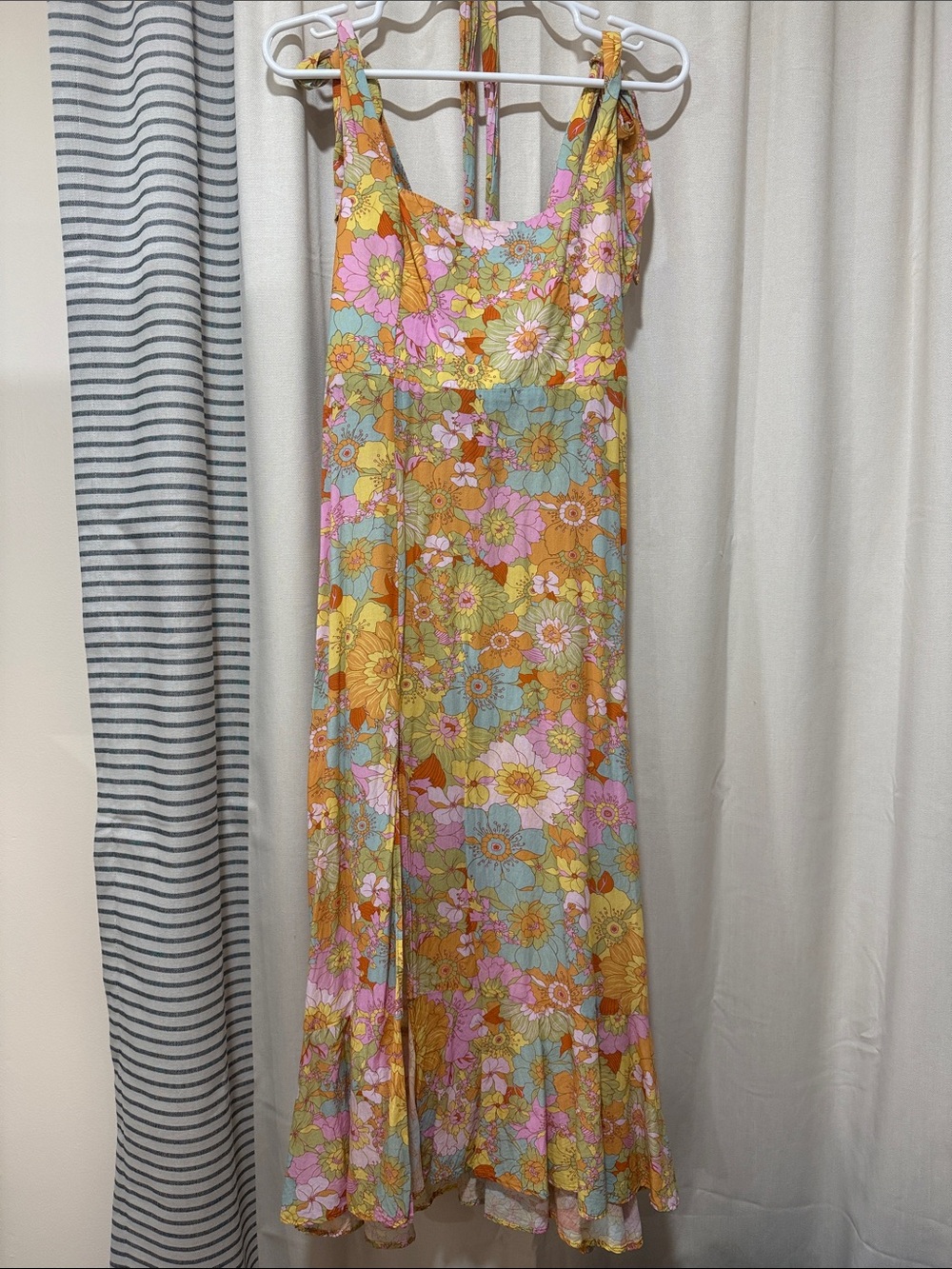 Show Me Your MuMu Claire Midi Dress groovy print